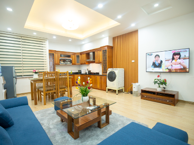 Căn hộ dịch vụ 1 ngủ 65m2 cho thuê tại phố Kim Mã, đối diện Daewoo,Lotte,Hồ Thủ Lệ, view Hồ