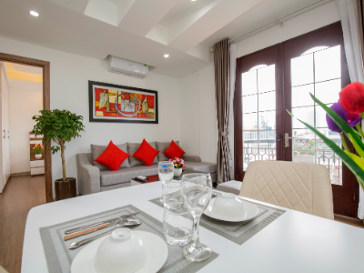 Cho thuê căn hộ ở Đào Tấn đầy đủ tiện nghi