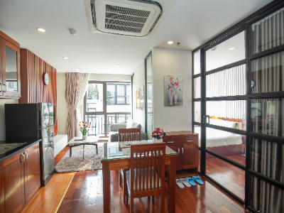 Cho thuê căn hộ ở Đào Tấn đầy đủ tiện nghi