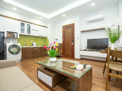 Cho thuê căn hộ 1 ngủ phố Đào Tấn gần Lotte, dịch vụ tiện nghi, nội thất mới