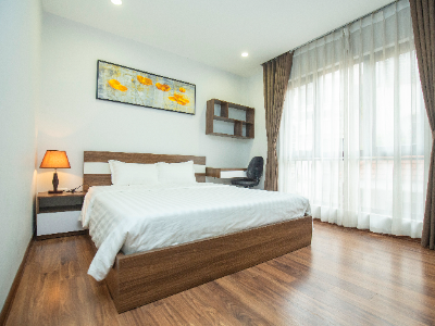 Cho thuê căn hộ dịch vụ 1PN Đào Tấn, Ba Đình full nội thất mới 100%, view cực đẹp