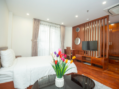 Cho thuê căn hộ ở Đào Tấn đầy đủ tiện nghi