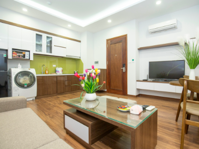 Cho thuê căn hộ ở Đào Tấn đầy đủ tiện nghi