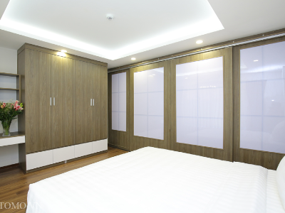 Tòa nhà dịch vụ cho thuê SUMITOMO có phòng cho thuê 1 ngủ 55m2, giá 600$