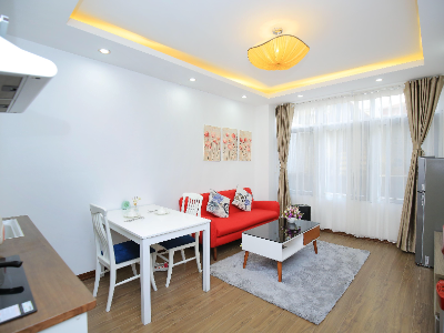 Toà nhà căn hộ phố Liễu Giai, Linh Lang cho thuê căn hộ 1 ngủ, gần Lotte.