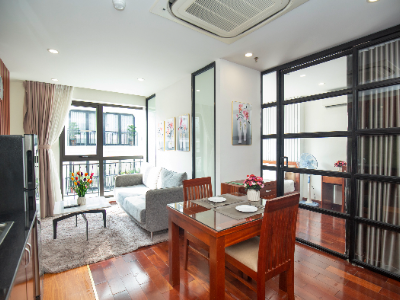 Cho thuê căn hộ ở Đào Tấn đầy đủ tiện nghi