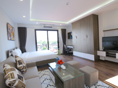 Cho thuê căn hộ ở Đào Tấn đầy đủ tiện nghi