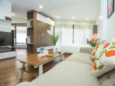 Cho thuê căn hộ ở Đào Tấn đầy đủ tiện nghi