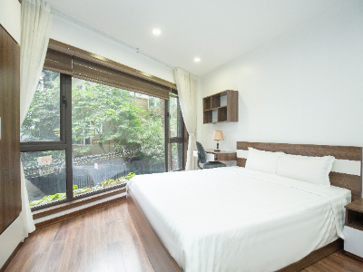 Cho thuê căn hộ dịch vụ 1PN Đào Tấn, Ba Đình full nội thất mới view đẹp
