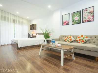 CHO THUÊ CĂN HỘ DỊCH VỤ 1 PHÒNG NGỦ – ĐÀO TẤN, BA ĐÌNH-Giá chỉ từ 500 USD/tháng
