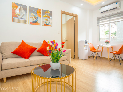 🏢 CĂN HỘ DỊCH VỤ LINH LANG 50M2– 550USD - FULL NỘI THẤT