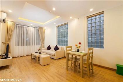 Serviced apartment for rent in Kim Ma Thuong, luxurious and modern design