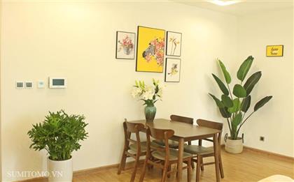 Luxury serviced apartment with 2 bedrooms for rent in Vinhomes Metropolis, Lieu Giai