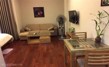 Stutio apartment for rent in Kim Ma, full furniture, open view
