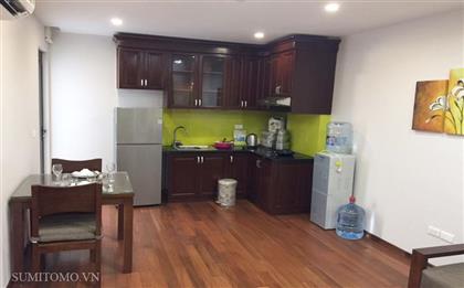 Linh Lang, Ba Dinh serviced apartment for rent for foreigner with balcony