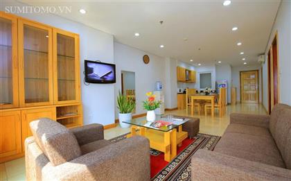 2 bedroom serviced apartment on Kim Ma Thuong street