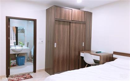 Serviced apartment for rent at lane 58 Dao Tan street for foreigners, right at the Embassy of Japan, Lotte