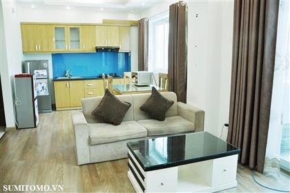 2-bedroom serviced apartment on Dao Tan street for rent, near lotte, Australian embassy, Japan