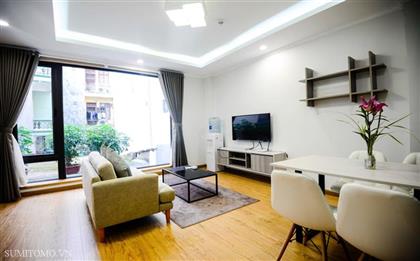1 bedroom 60m2 serviced apartment for rent for Japanese customers on 523 Kim Ma street, new furniture