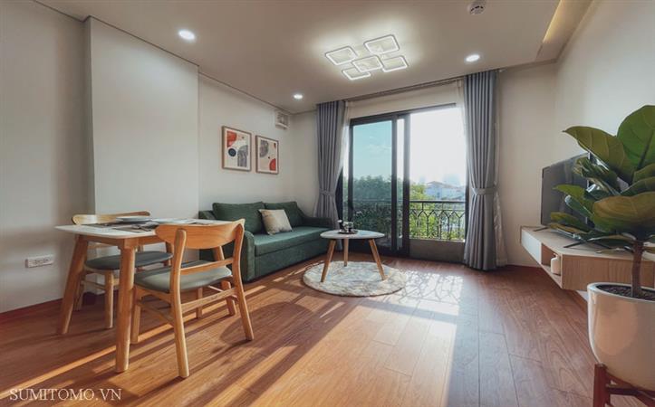 Serviced apartment for rent in Linh Lang near Lotte, Japan Embassy