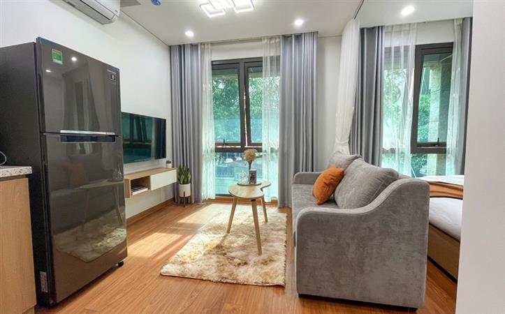 Bright and modern services apartment for rent in Linh Lang, Ba Dinh, Hanoi