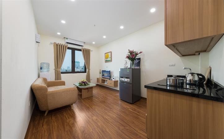 1 -bedroom serviced apartment on Quan Hoa street, Cau Giay dist for lease