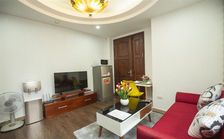 Serviced apartment 1 bedroom for rent in Ba Dinh, Dao Tan street in Hanoi