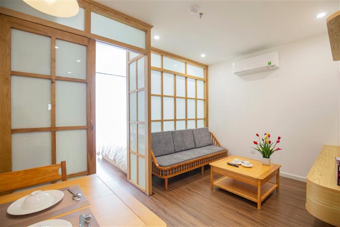 ovely 01 bedroom 65m2 apartment in Phan Ke Binh for rent