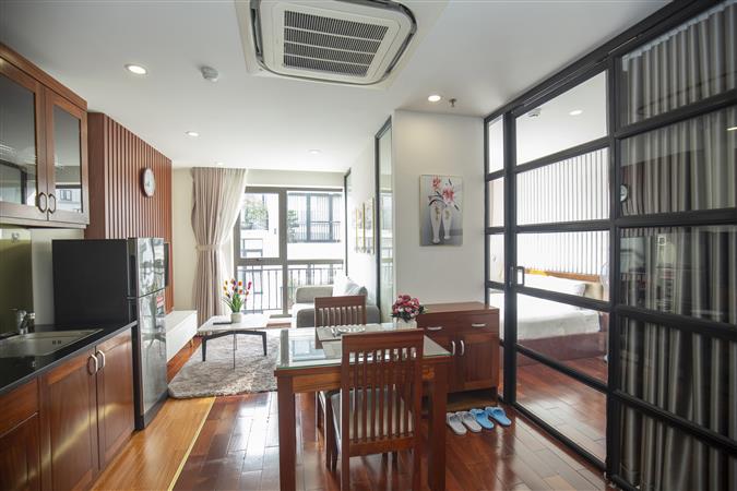 căn hộ layout 02 toà nhà Sumitomo 66 ngõ 12 Đào Tấn