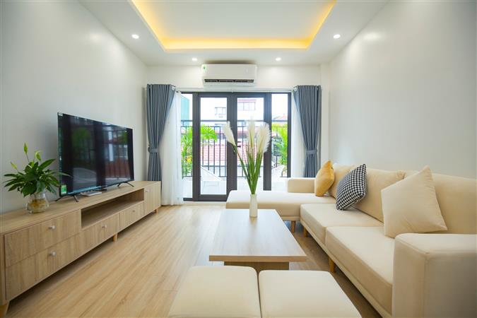Cho thuê căn hộ 02 12/2/535 phố Kim Mã gần Lotte, dịch vụ tiện nghi, nội thất mới