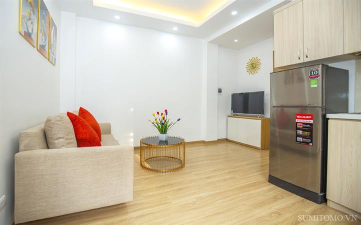Toà nhà căn hộ phố Liễu Giai, Linh Lang cho thuê căn hộ 1 ngủ, gần Lotte.