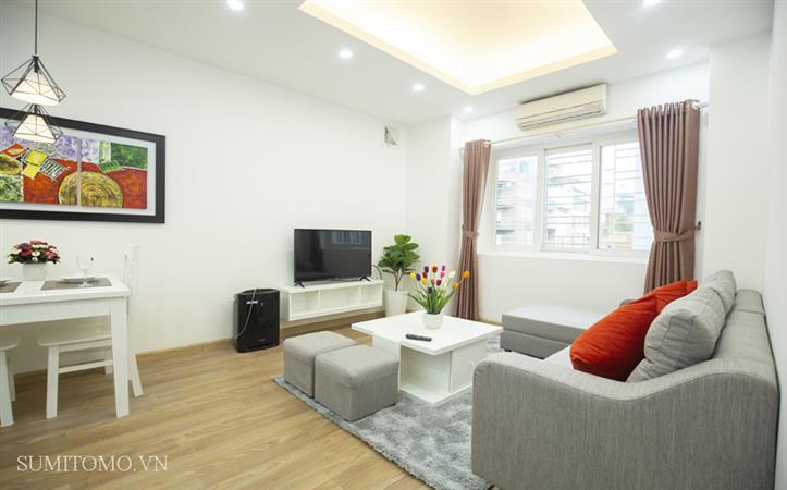 Cho Thuê Căn Hộ 1 Phòng Ngủ Đào Tấn – Nội Thất Mới, Đầy Đủ Tiện Nghi