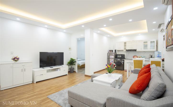 Cho thuê căn hộ 2 ngủ phố Đào Tấn gần Lotte, dịch vụ tiện nghi, nội thất mới