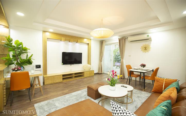 Căn hộ dịch vụ 1 ngủ Kim Mã thích hợp cho khách Nhật tại 535 Kim Mã, phố Nhật