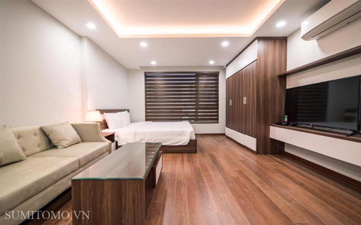 Căn hộ dịch vụ 1 ngủ cho thuê phố Kim Mã, cạnh Rmit, đối diện Daeoo, Lotte