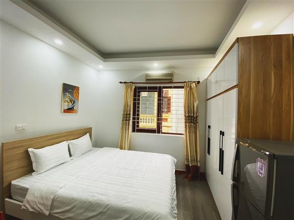 Cho thuê căn hộ 1 ngủ phố đào tấn dịch vụ tiện nghi, nội thất mới