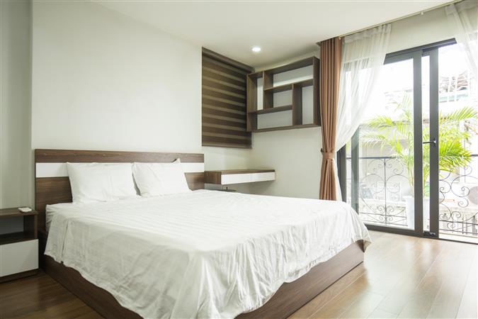 Tòa nhà Sumitomo cho thuê căn hộ dịch vụ 1 ngủ 50- 55m2 tại kim Mã , gần Lotte