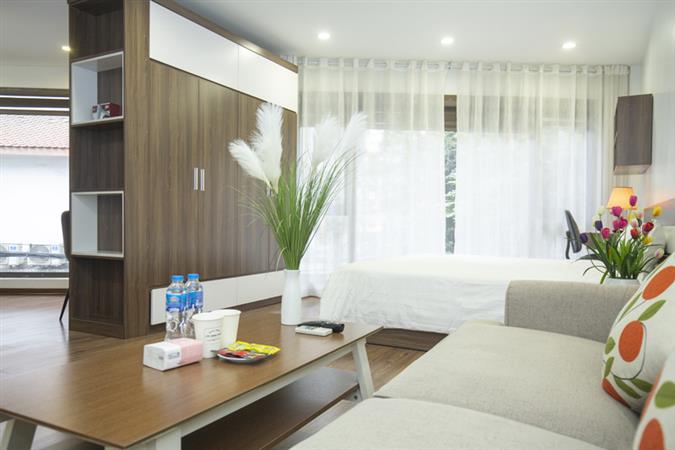 Cho thuê căn hộ ở Đào Tấn đầy đủ tiện nghi