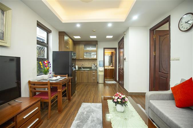 Cho thuê căn hộ ở Đào Tấn đầy đủ tiện nghi